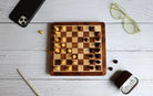 12" ANTIQUE MAGNETIC CHESS SET - Chess Sets - Indic Inspirations