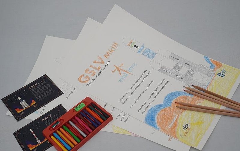 4 Rockets DIY Paintings - DIY kits - Indic Inspirations