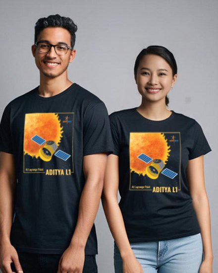 Aditya L1 | ISRO Sun Mission TShirt - T - shirts - Indic Inspirations