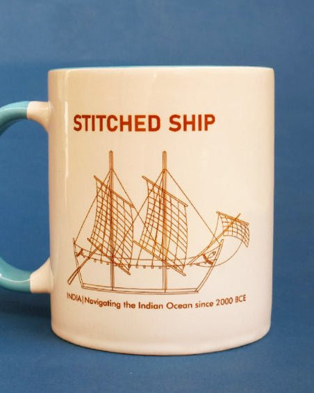 Ancient Indian Stitched Ship | Mug - Cups & Mugs - Indic Inspirations