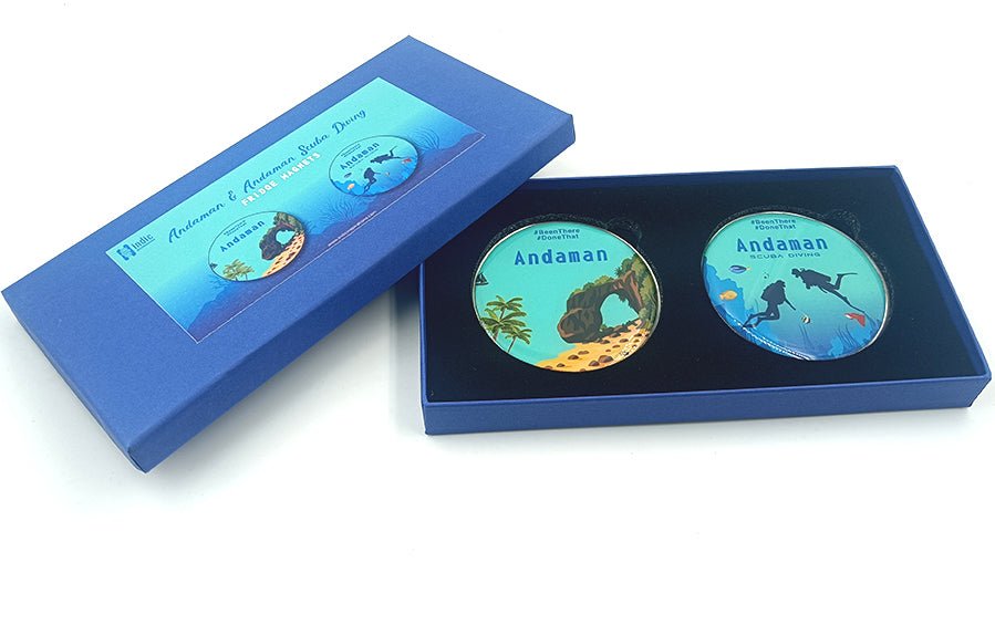Andaman | Fridge Magnets | Set of 2 - Fridge Magnets - Indic Inspirations