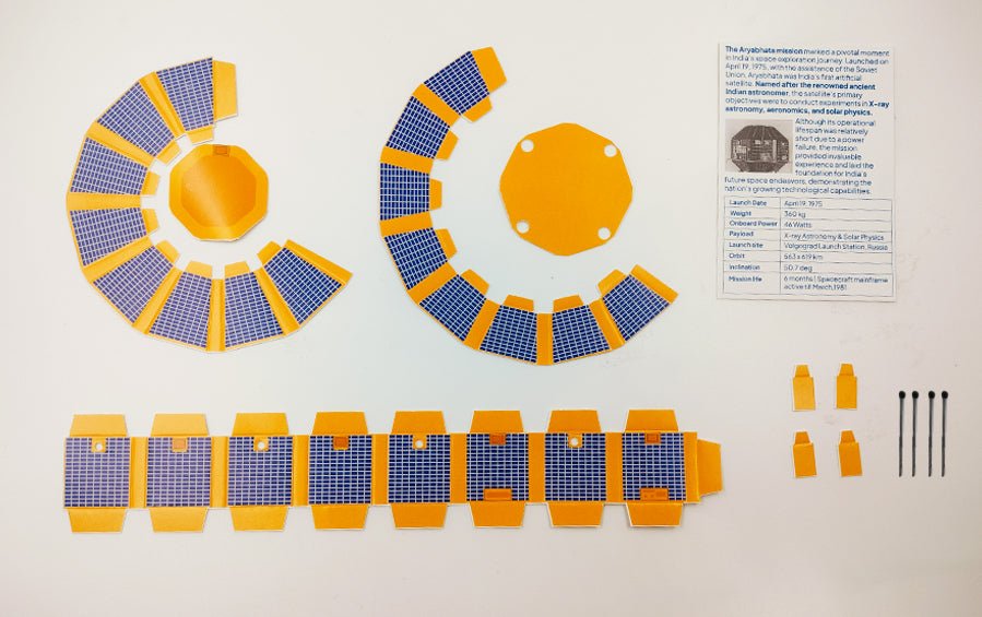 Aryabhata | 1:18 Scale Model | Paper DIY Kit - Paper Models - Indic Inspirations