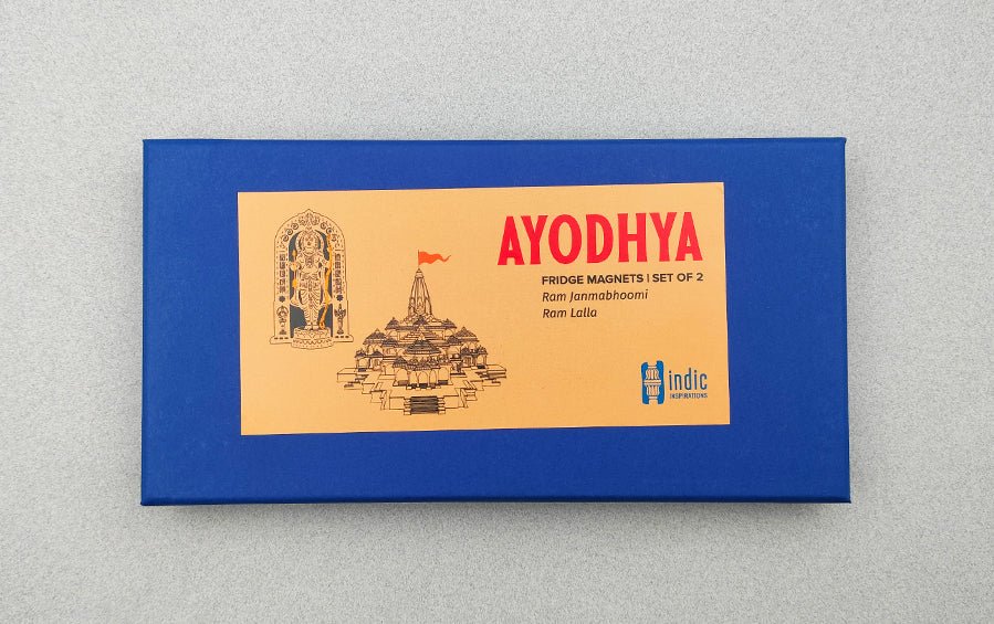 Ayodhya | Fridge Magnet | Set of 2 - Fridge Magnets - Indic Inspirations