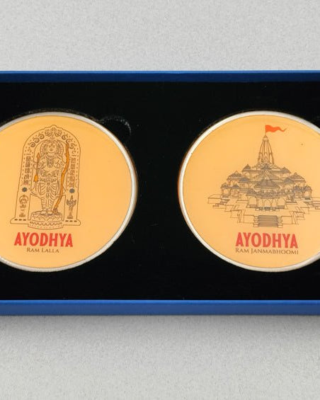 Ayodhya | Fridge Magnet | Set of 2 - Fridge Magnets - Indic Inspirations