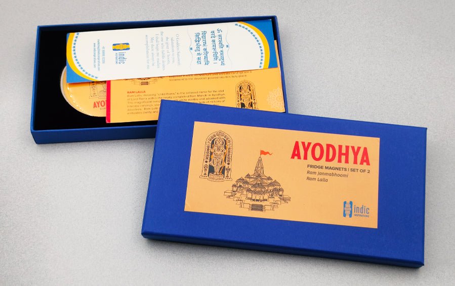 Ayodhya | Fridge Magnet | Set of 2 - Fridge Magnets - Indic Inspirations