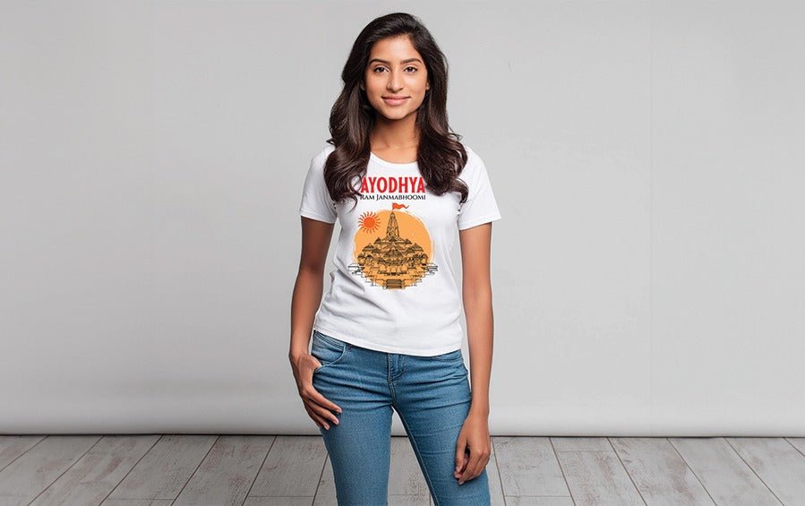 Ayodhya | Ram Mandir Tshirt - T - Shirts - Indic Inspirations
