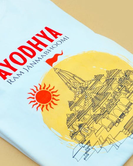 Ayodhya | Ram Mandir Tshirt - T - Shirts - Indic Inspirations