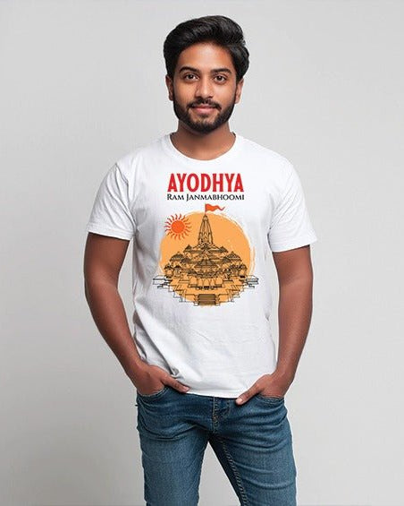 Ayodhya | Ram Mandir Tshirt - T - Shirts - Indic Inspirations