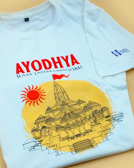 Ayodhya | Ram Mandir Tshirt - T - Shirts - Indic Inspirations