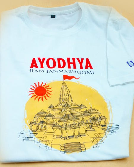 Ayodhya | Ram Mandir Tshirt - T - Shirts - Indic Inspirations