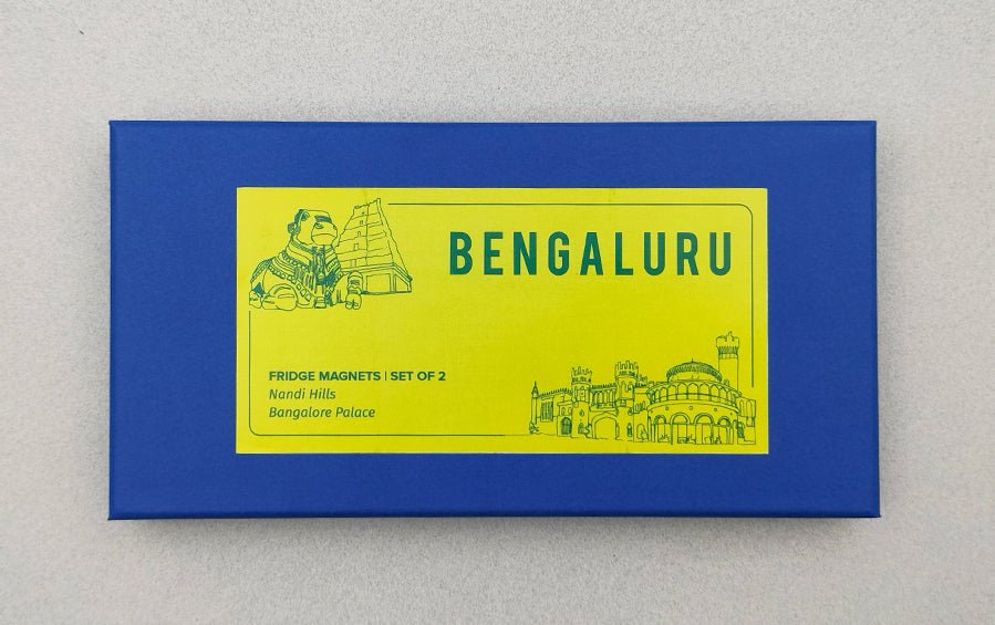 Bengaluru | Nandi Hills and Bangalore Palace | Fridge Magnets - City souvenirs - Indic Inspirations