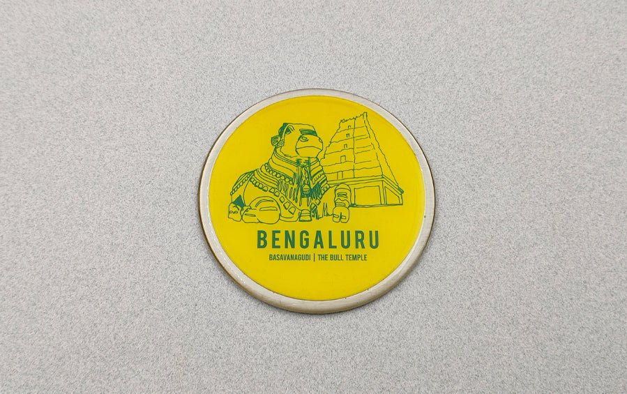 Bengaluru | Nandi Hills and Bangalore Palace | Fridge Magnets - City souvenirs - Indic Inspirations
