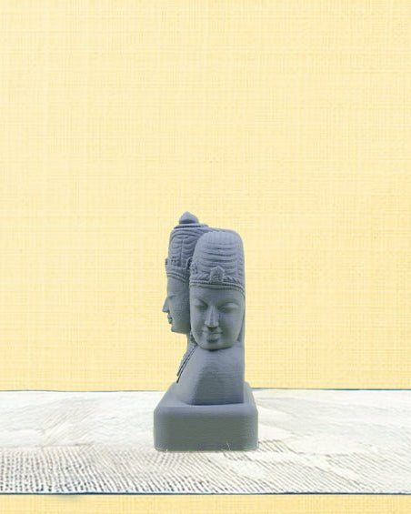 Brahma - Vishnu - Mahesh | Trimurti | 2.5" H - Sculptures - Indic Inspirations