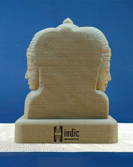 Brahma - Vishnu - Mahesh | Trimurti | 5.5" H - Sculptures - Indic Inspirations