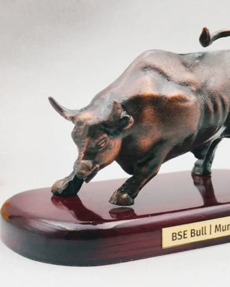 BSE Bull Metal Model | Mumbai - Desktop souvenirs - Indic Inspirations