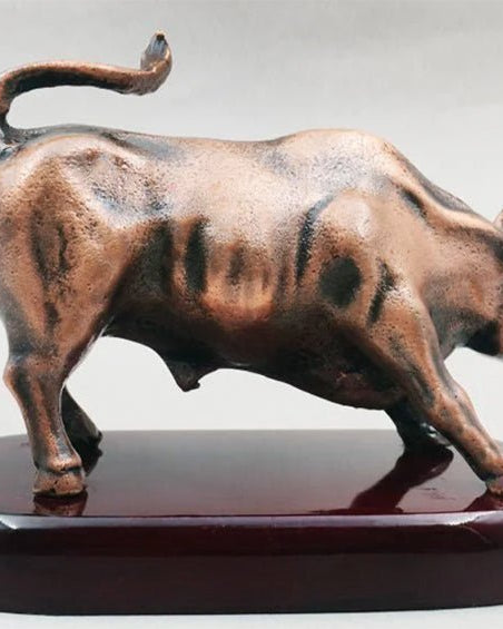 BSE Bull Metal Model | Mumbai - Desktop souvenirs - Indic Inspirations