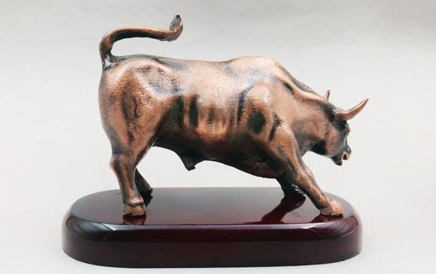 BSE Bull Metal Model | Mumbai - Desktop souvenirs - Indic Inspirations