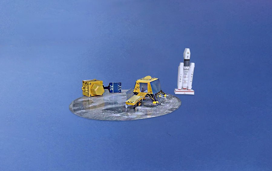 Chandrayaan 3 Artefacts | DIY Kit | Paper Models - Paper Models - Indic Inspirations