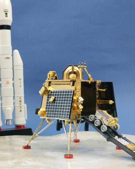Chandrayaan 3 | Diecast Vikram Lander Scale Model - rocket models - Indic Inspirations