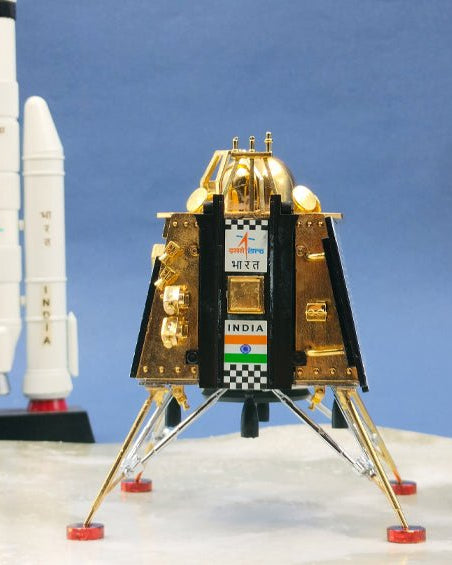 Chandrayaan 3 | Diecast Vikram Lander Scale Model - rocket models - Indic Inspirations
