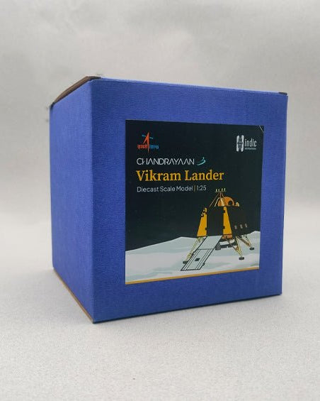 Chandrayaan 3 | Metal Diecast Vikram Lander Scale Model - rocket models - Indic Inspirations
