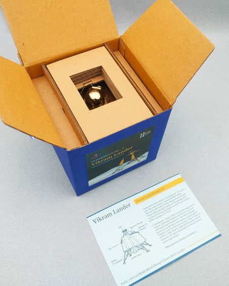 Chandrayaan 3 | Metal Diecast Vikram Lander Scale Model - rocket models - Indic Inspirations