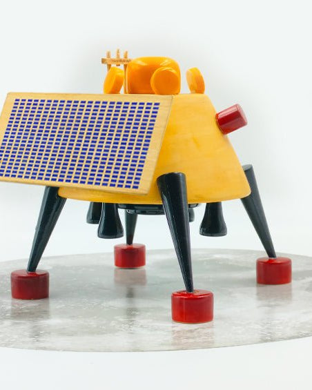 Chandrayaan Vikram Lander Wooden Scale Model - rocket models - Indic Inspirations