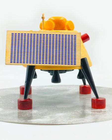 Chandrayaan Vikram Lander Wooden Scale Model - rocket models - Indic Inspirations