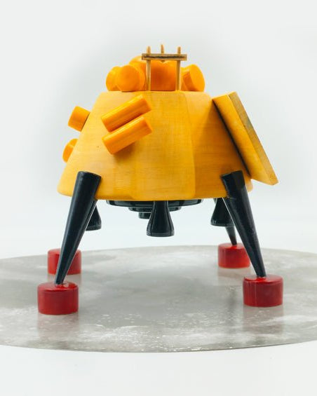 Chandrayaan Vikram Lander Wooden Scale Model - rocket models - Indic Inspirations