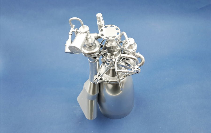 CRYOGENIC CE 20 Engine Model | 1:25 | 10" H - rocket models - Indic Inspirations