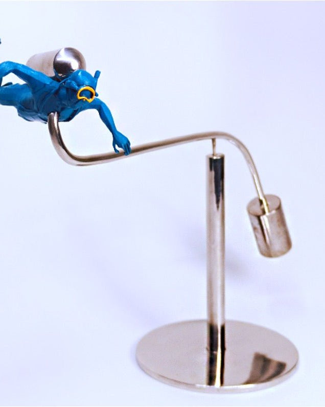 Deep Sea Diver in the Indian Ocean | Kinetic Mobile - Sea diver - Indic Inspirations