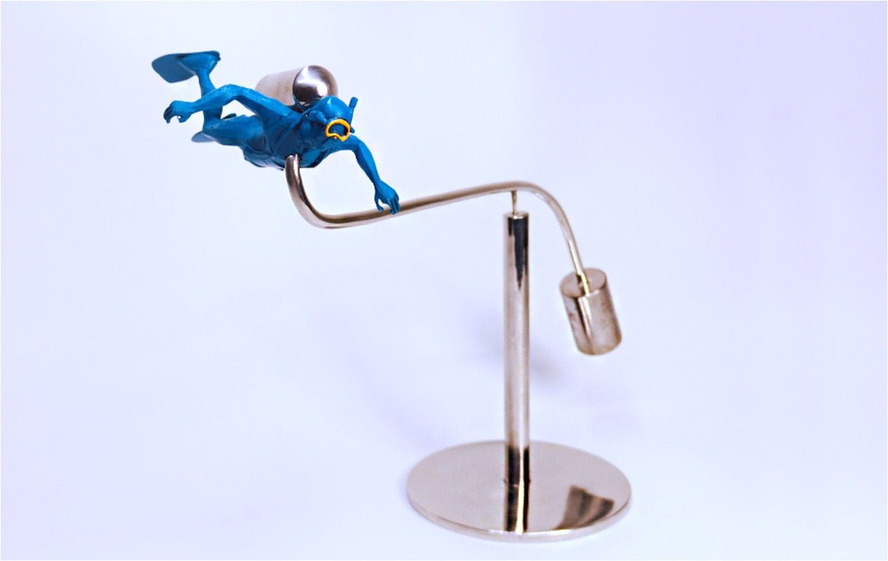 Deep Sea Diver in the Indian Ocean | Kinetic Mobile - Sea diver - Indic Inspirations