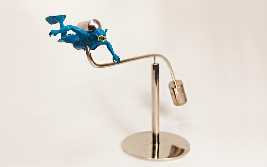 Deep Sea Diver in the Indian Ocean | Kinetic Mobile - Sea diver - Indic Inspirations
