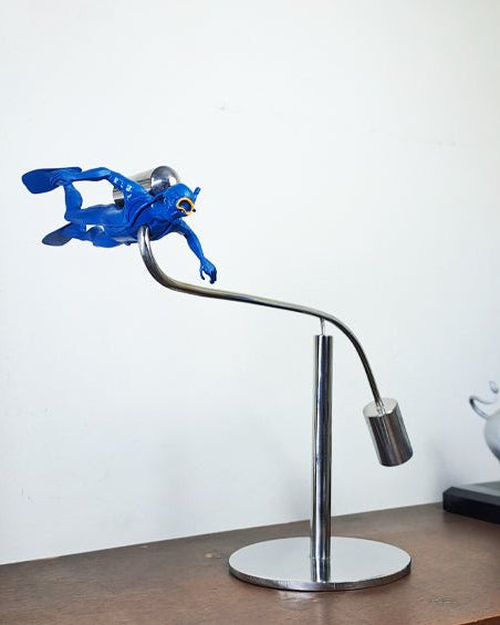 Deep Sea Diver in the Indian Ocean | Kinetic Mobile - Sea diver - Indic Inspirations