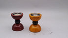 Hourglass Wooden Diyas - Set of 2 - Candle holders - Indic Inspirations