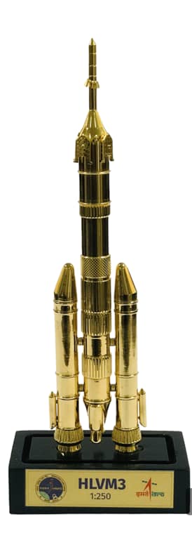 HRLVM 1:200 | Gold Plated Scale Model - rocket models - Indic Inspirations