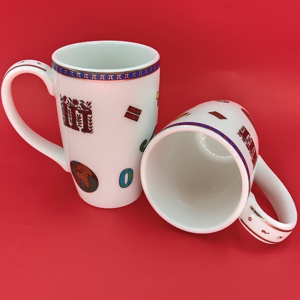 IKS to IITs | Fine Porcelain Mug - Cups & Mugs - Indic Inspirations