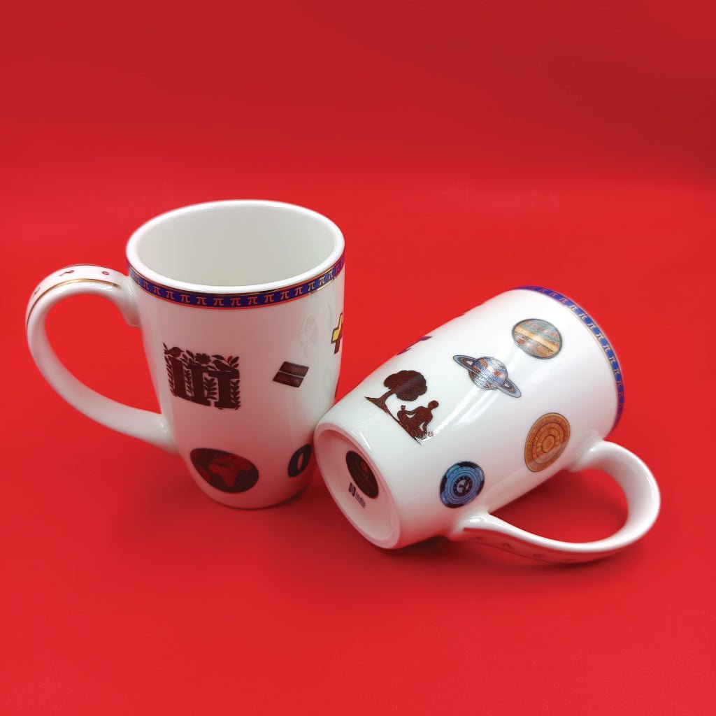 IKS to IITs | Fine Porcelain Mug - Cups & Mugs - Indic Inspirations