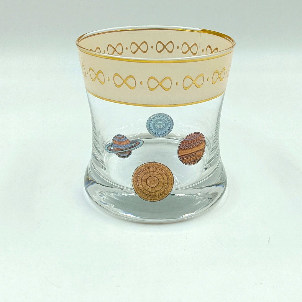 IKS to IITs | Set of 4 Glasses - glass - Indic Inspirations