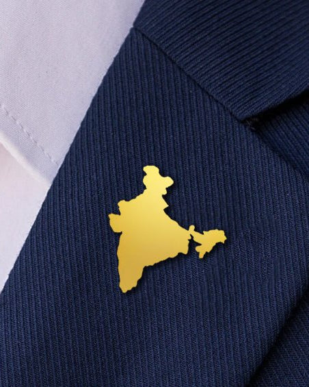 India Map Magnetic Lapel Pin - Lapel Pins - Indic Inspirations