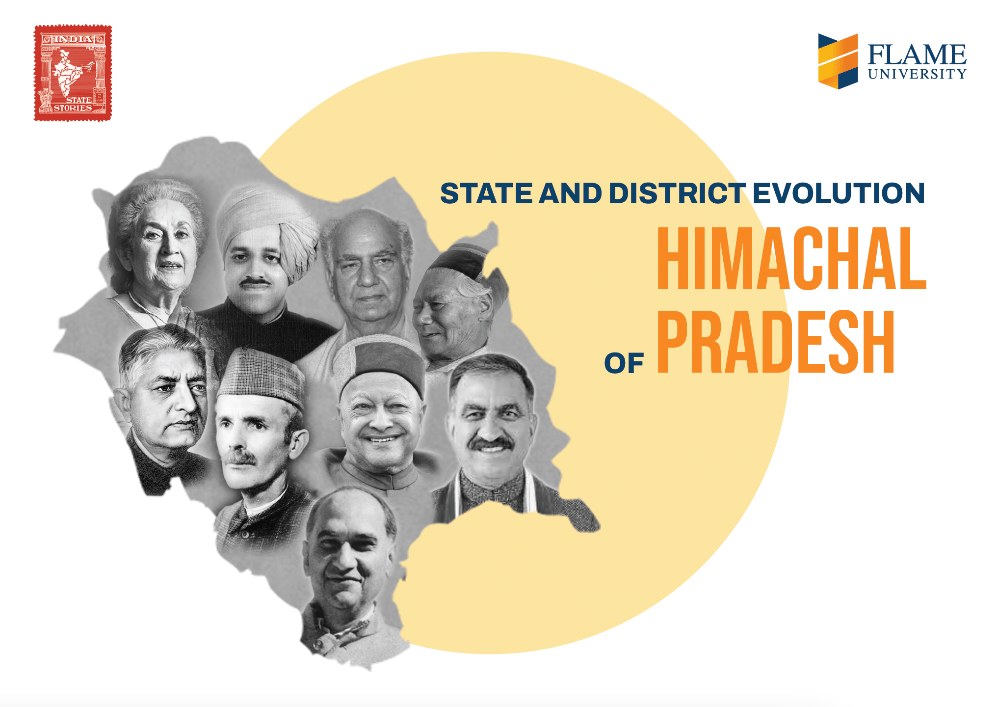 India State Story | Himachal Pradesh | A2 size poster - Posters - Indic Inspirations