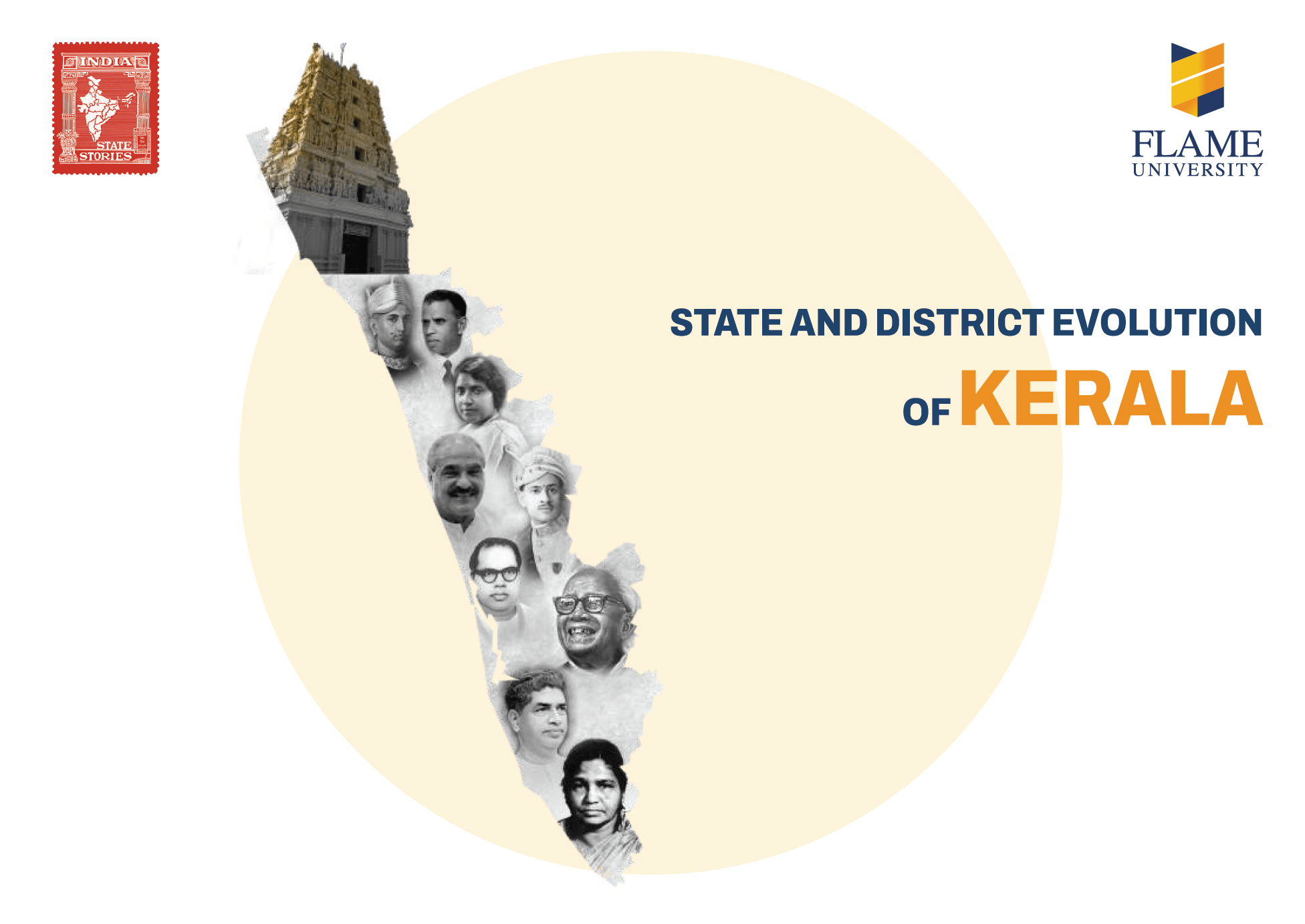 India State Story | Kerala | A2 size poster - Posters - Indic Inspirations