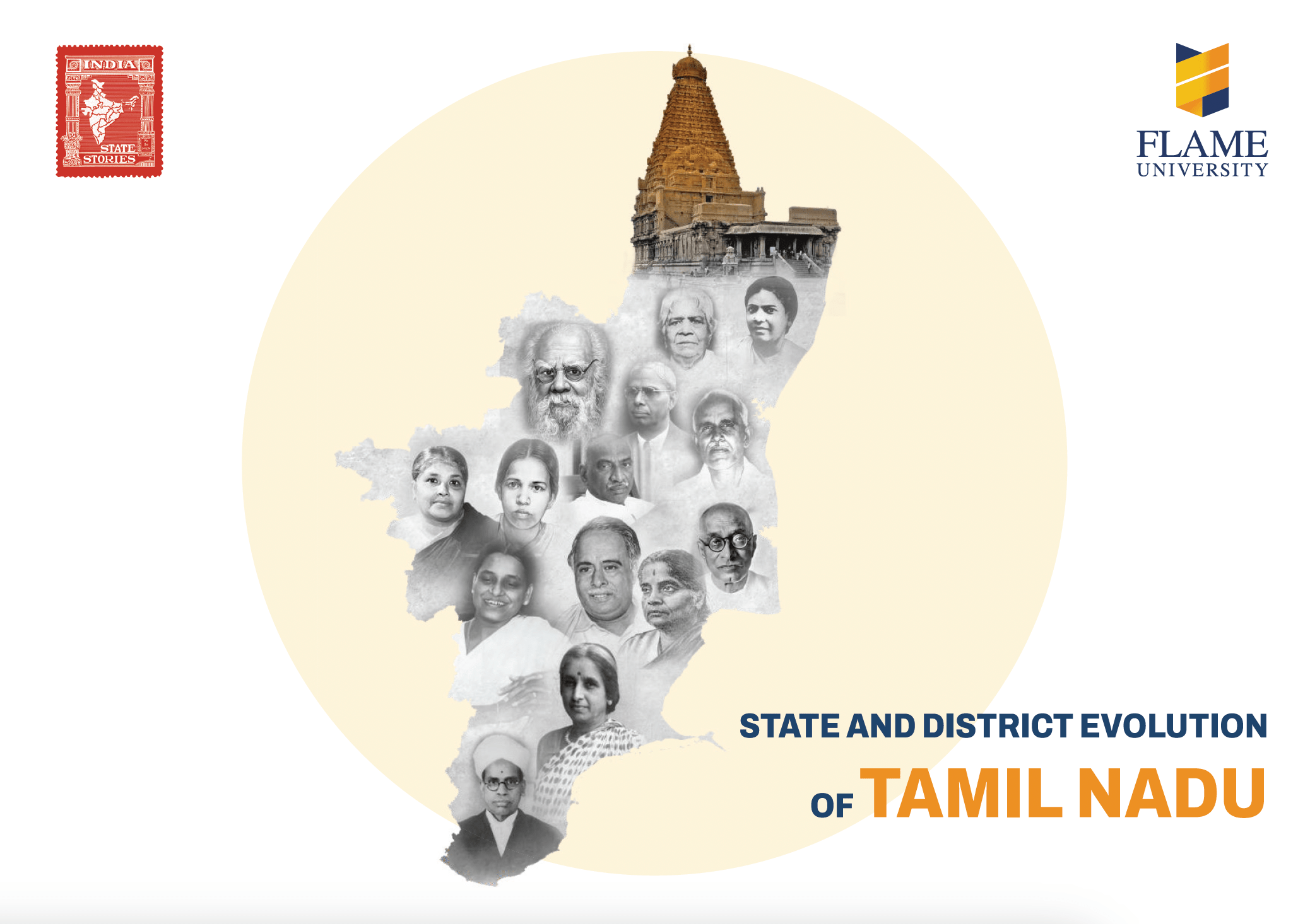 India State Story | Tamil Nadu | A2 size poster - Posters - Indic Inspirations