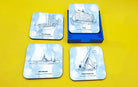 Indian Historical Ships | Coasters | Set of 4 - Coasters - Indic Inspirations