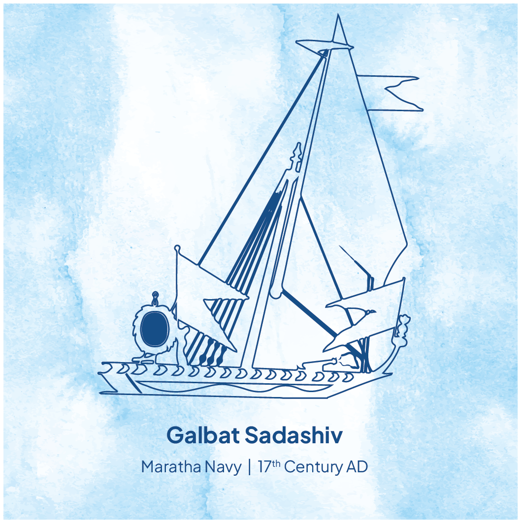 Indian Historical Ships | Coasters | Set of 4 - Coasters - Indic Inspirations