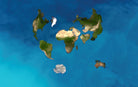 Indian Ocean Formation | Pangea | Magnetic Puzzle | A3 Frame - puzzles - Indic Inspirations