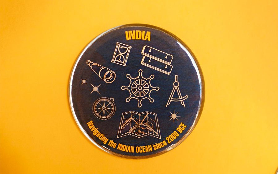 Indian Ocean | Fridge Magnets | Set of 2 - Fridge Magnets - Indic Inspirations