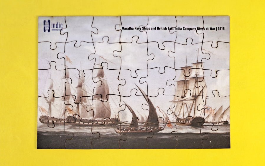 Indian Ocean Ships | Jigsaw Puzzles | Set of 4 - puzzles - Indic Inspirations
