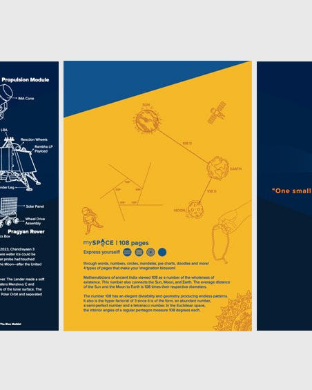 ISRO Chandrayaan 3 | 108 Pages Notebook - Notebooks - Indic Inspirations