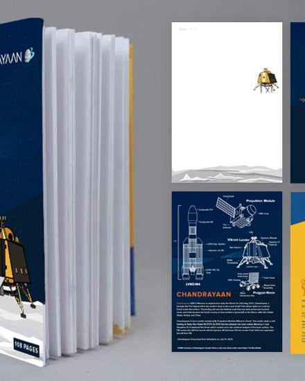 ISRO Chandrayaan 3 | 108 Pages Notebook - Notebooks - Indic Inspirations